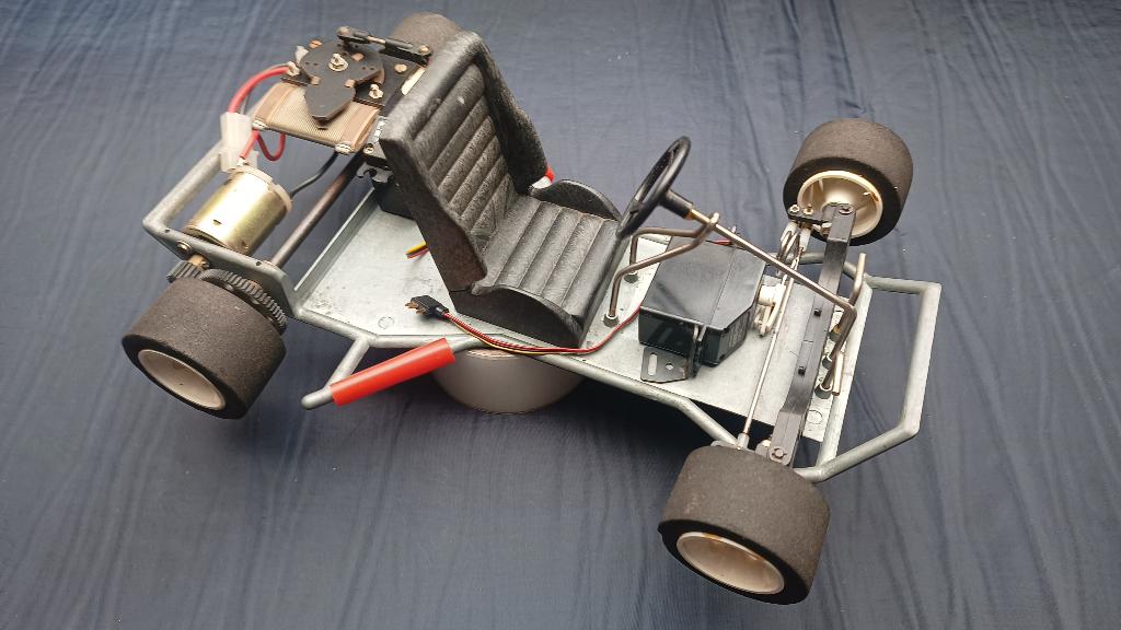 Rc Go kart  vintage, Elektro, Ophalen of Verzenden, Zo goed als nieuw, Auto onroad