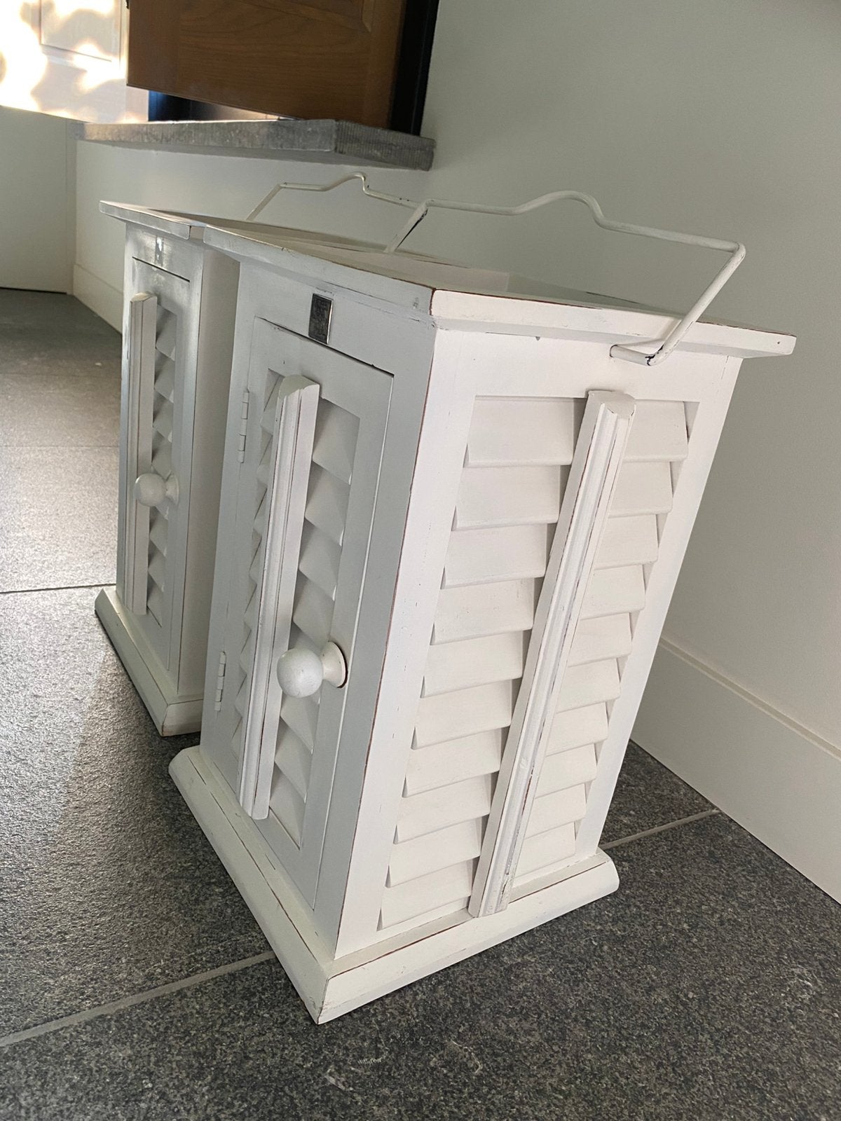 Prachtige massief houten lantaarn Riviera Maison!, Ophalen, Zo goed als nieuw, 25 tot 50 cm, 50 tot 100 cm