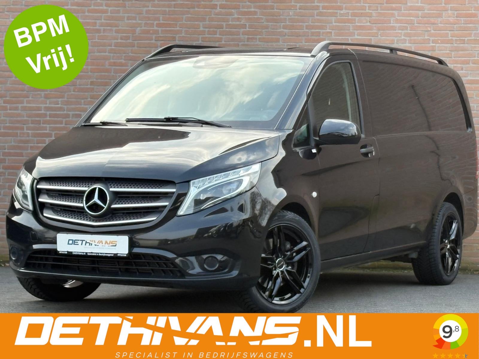 Mercedes-Benz Vito 119CDI 190PK Lang 7G-Tronic / LED / Navig, Automaat, Gebruikt, Huisgarantie, Start-stop-systeem