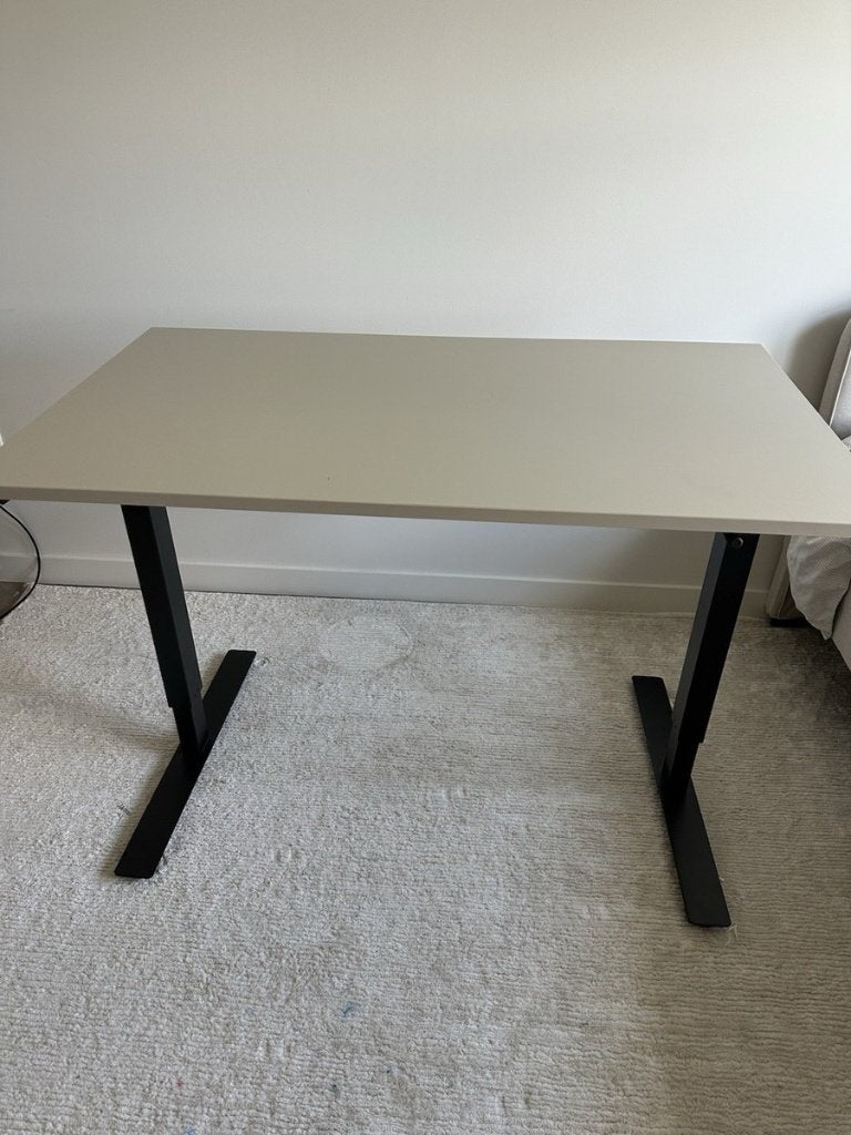 IKEA TROTTEN Zit-sta Bureau (120  70 cm), Huis en Inrichting, Ophalen, Zit-sta bureau, Gebruikt, 120 cm