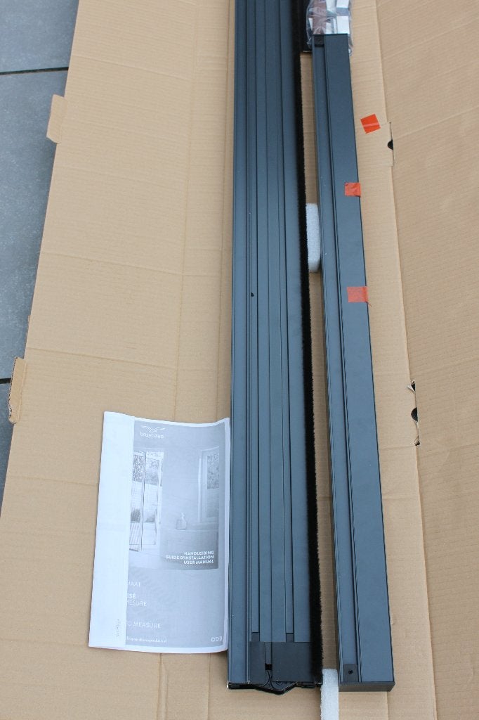 Te koop nieuwe Bruynzeel hordeur. S 900 - 238 x 103 cm., Doe-het-zelf en Verbouw, 215 cm of meer, Hordeur, Nieuw, Schuifdeur