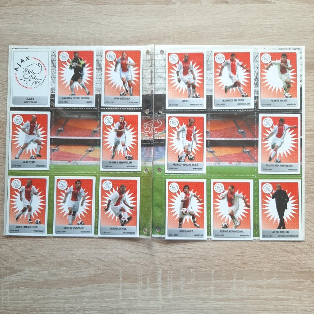 Ajax voetbal plaatjes seizoen 2007-2008 in NIEUW staat!, Verzamelen, Verzenden, Nieuw, Ajax, Poster, Plaatje of Sticker
