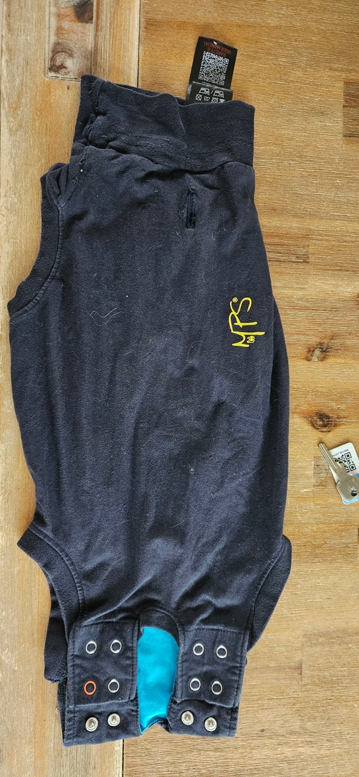 Honden romper maat S na operatie, Dieren en Toebehoren, Hondenkleding, Medisch/beschermend, Gebruikt, Overige hondenkleding, S