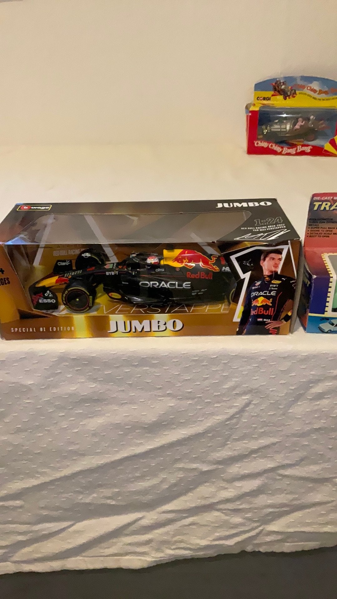 Red bull racing car van MAX VERRSTAPPEN, Ophalen, Zo goed als nieuw, Bburago