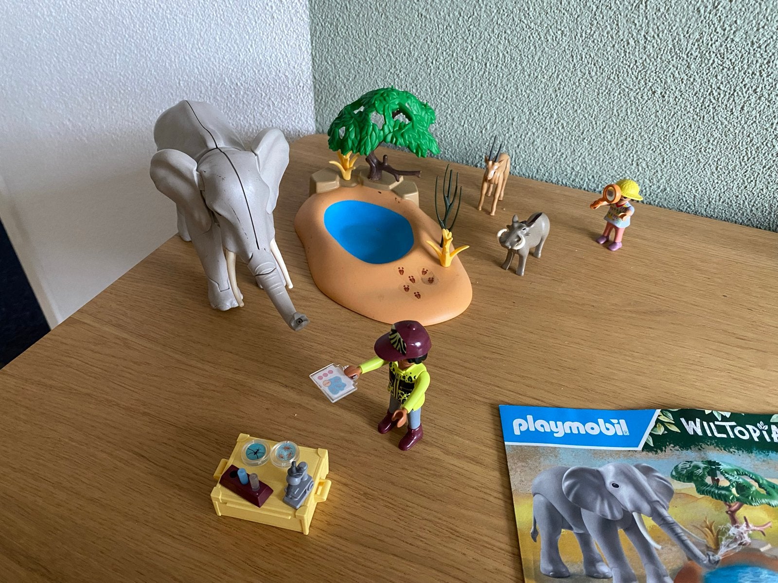 Playmobil Wiltopia Olifantenset - Compleet en Zo goed als ni, Ophalen of Verzenden, Gebruikt