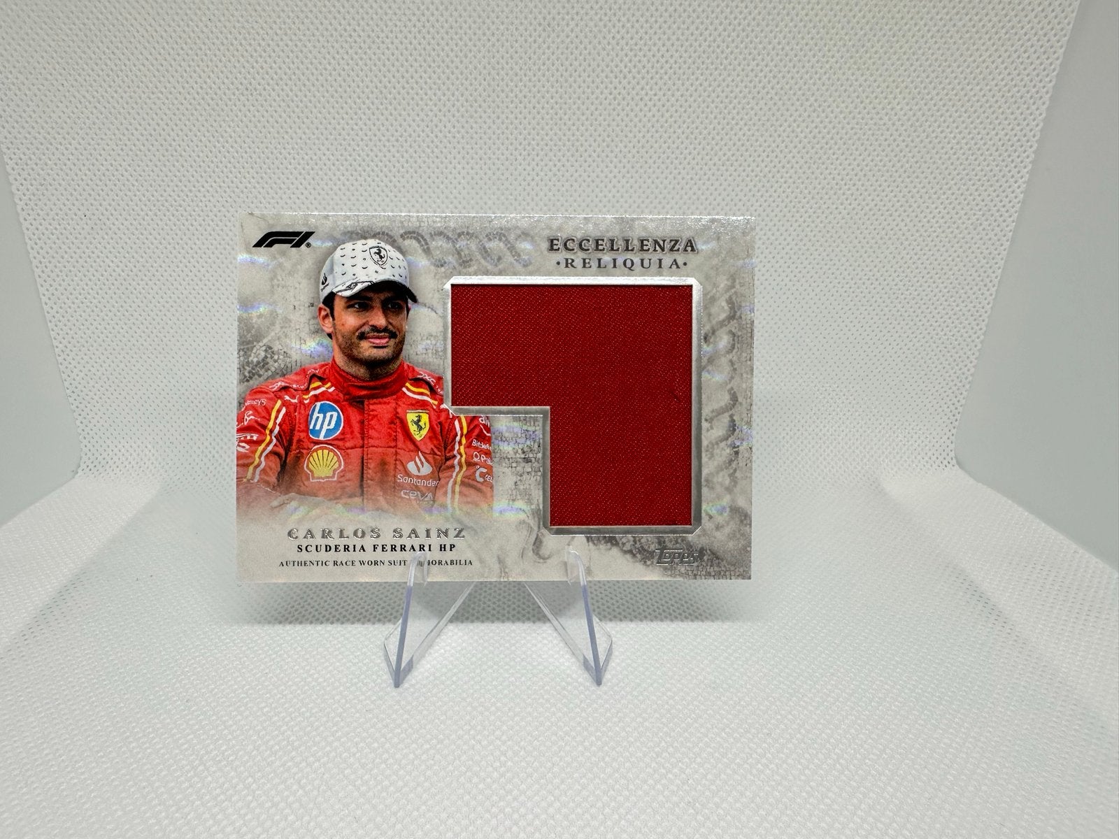 Carlos Sainz F1 Relic Kaart - Scuderia Ferrari, Verzamelen, Ophalen of Verzenden, Nieuw, Formule 1
