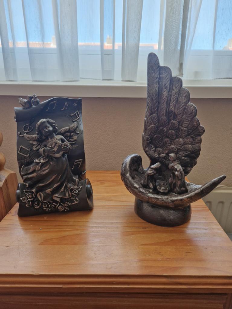 Engelenbeeldjes set - Religieuze decoratie, Ophalen