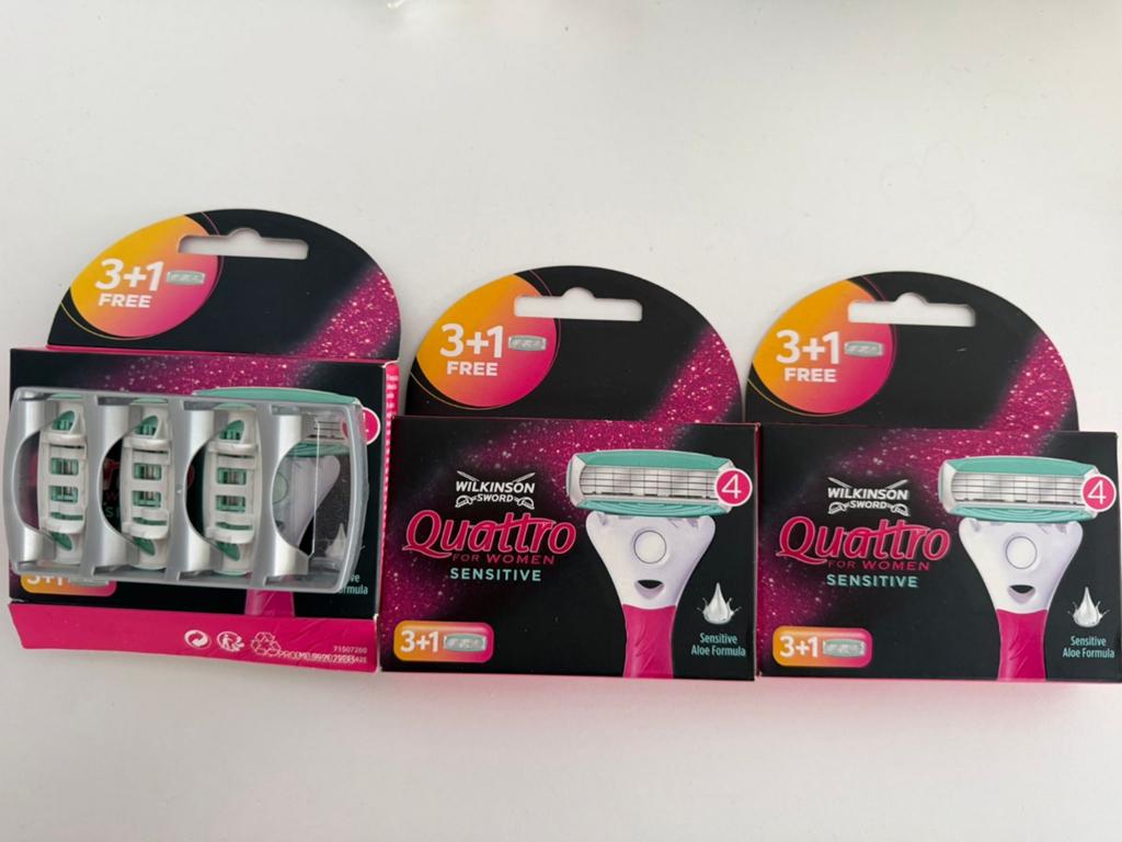 Wilkinson woman scheermesjes quattro sensitive., Ophalen of Verzenden