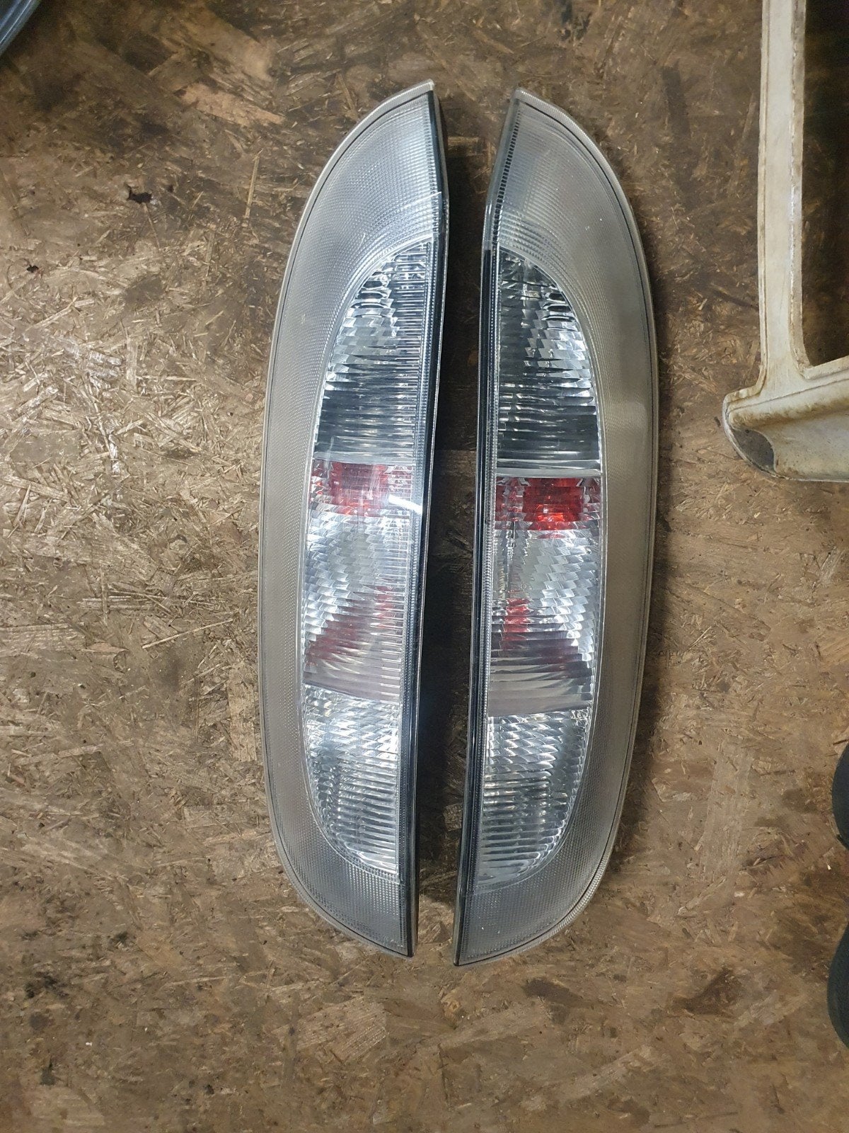 Originele Opel Corsa C Witte/Zilveren Achterlichten GSI OPC, Ophalen of Verzenden, Gebruikt, Opel
