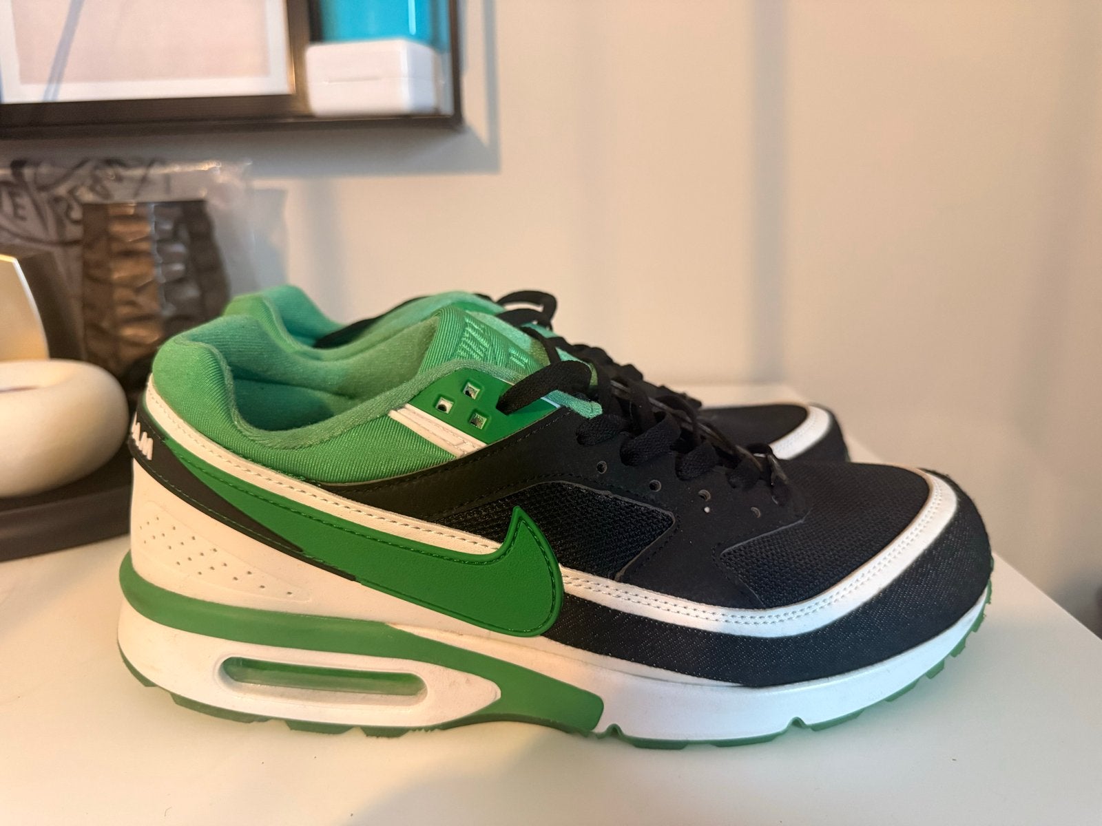 Nike Air Max BW Rotterdam - Maat 45/46, Ophalen, Zo goed als nieuw, Zwart, Sneakers of Gympen