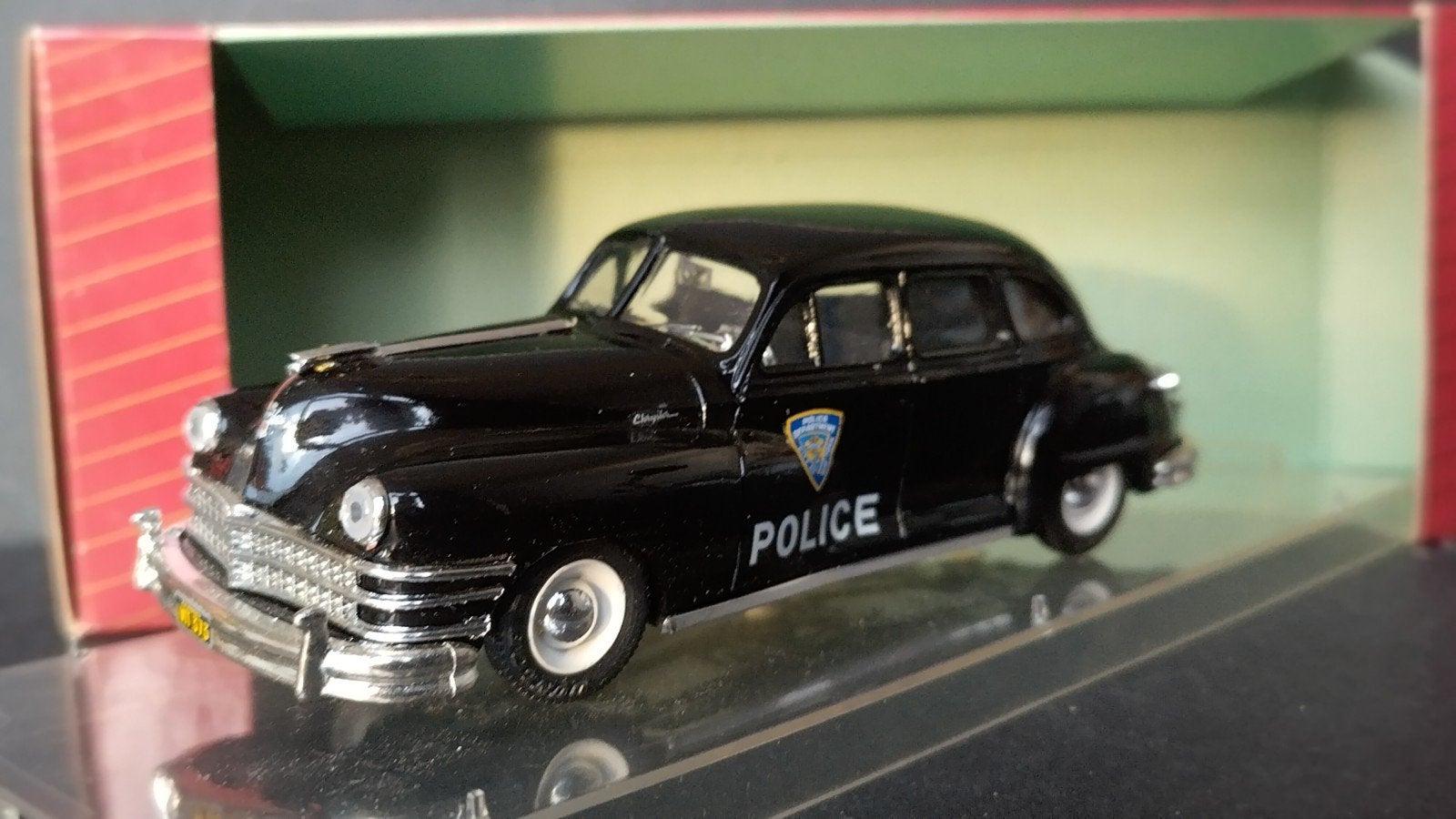 Chrysler Windsor 1947 Police 1:43 Vitesse Pol, Hobby en Vrije tijd, Modelauto's | 1:43, Overige merken, Auto, Verzenden, M