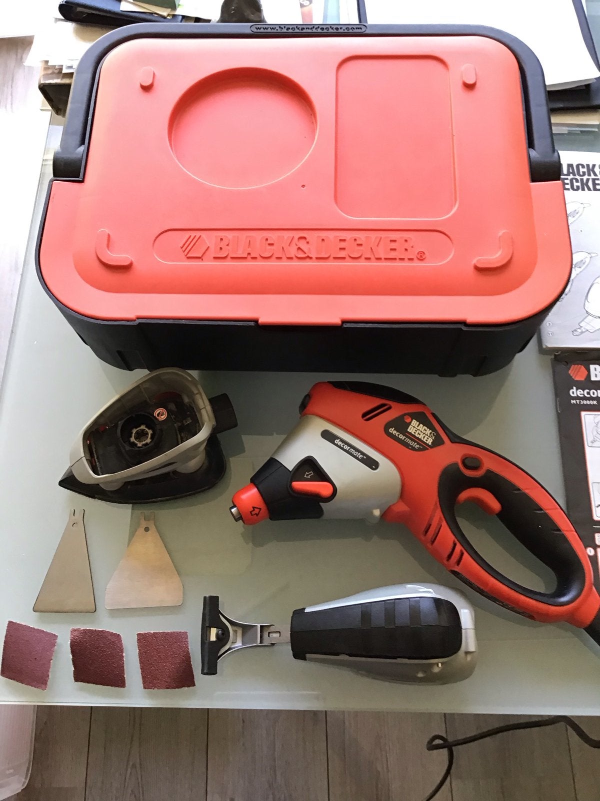 Black & Decker DecorMate MT3000K Multitool Schuurmachine, Ophalen of Verzenden, Gebruikt, Minder dan 600 watt, Overige typen