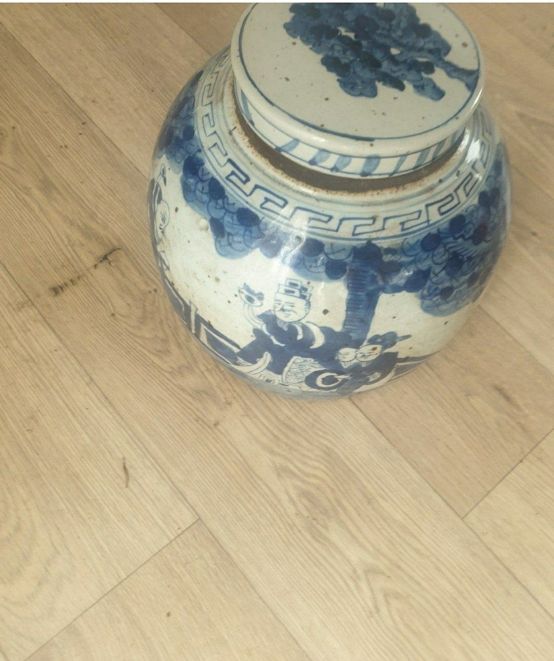 Prachtig antiek chinees gemberpot, Ophalen of Verzenden