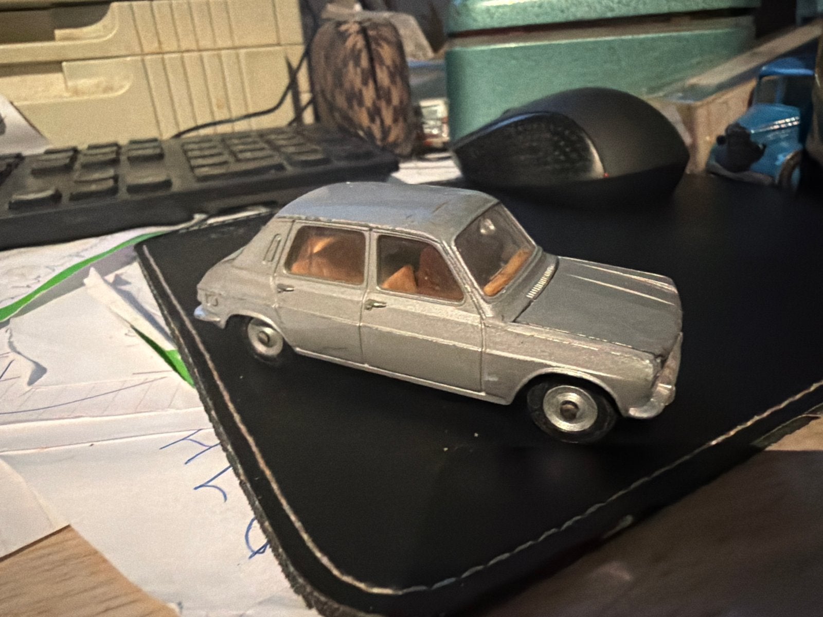 Dinky Toys 1/43 Simca 1100 - Vintage Modelauto, Gebruikt, Auto, Dinky Toys, Ophalen of Verzenden