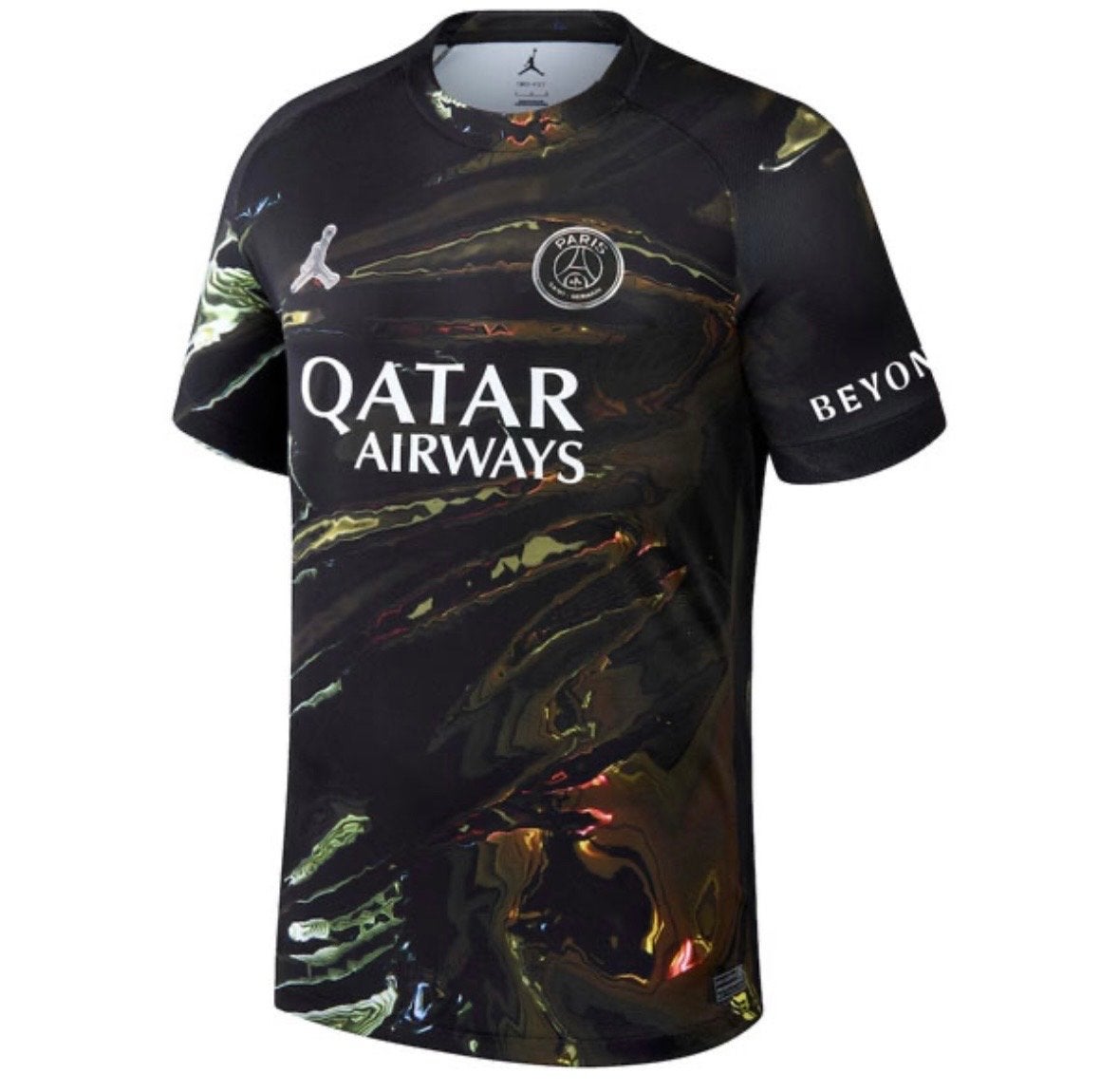 PSG Jordan Voetbalshirt - Zwart/Goud - Nieuw, Zwart, Nieuw, Overige maten, Ophalen of Verzenden