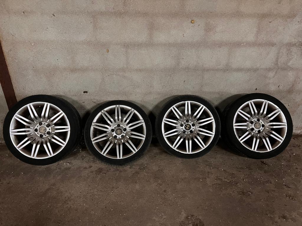 19 inch Franfurt BMW velgen breedset 5x120 8,5J & 9,5J, Auto-onderdelen, Banden en Velgen, Gebruikt, Velg(en), 235 mm, Personenwagen