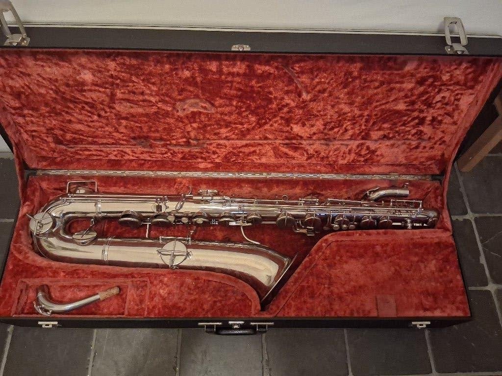 Baritonsaxofoon, Ophalen, Gebruikt, Bariton, Met koffer