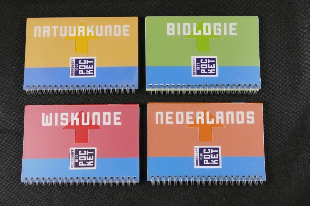 4x Noordhoff in je Pocket, Overige vakken, Verzenden, Noordhoff, Zo goed als nieuw