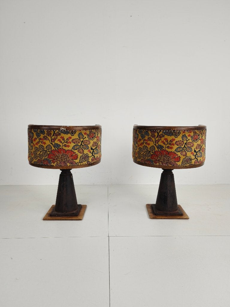 Unieke Draaibare Bootstoelen | bureau Circa 1900–1920 antiek, Ophalen of Verzenden