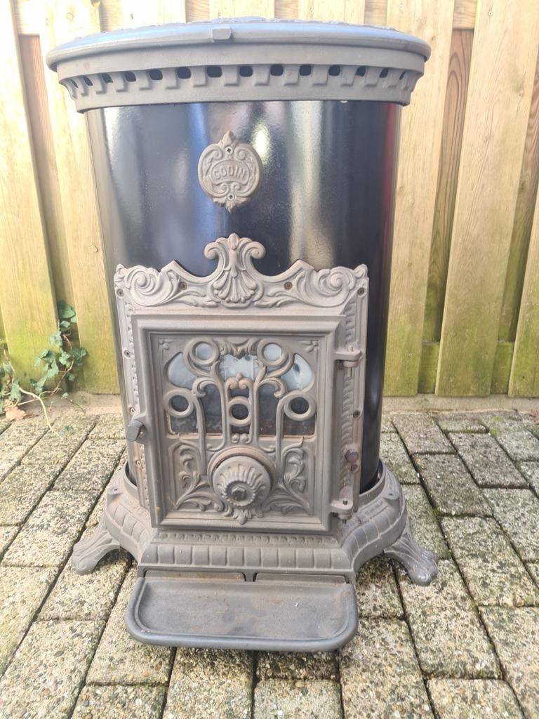 Godin Gaskachel - Vintage Vrijstaand Model, Huis en Inrichting, Kachels, Zo goed als nieuw, Vrijstaand, Gaskachel, Gas, Ophalen of Verzenden