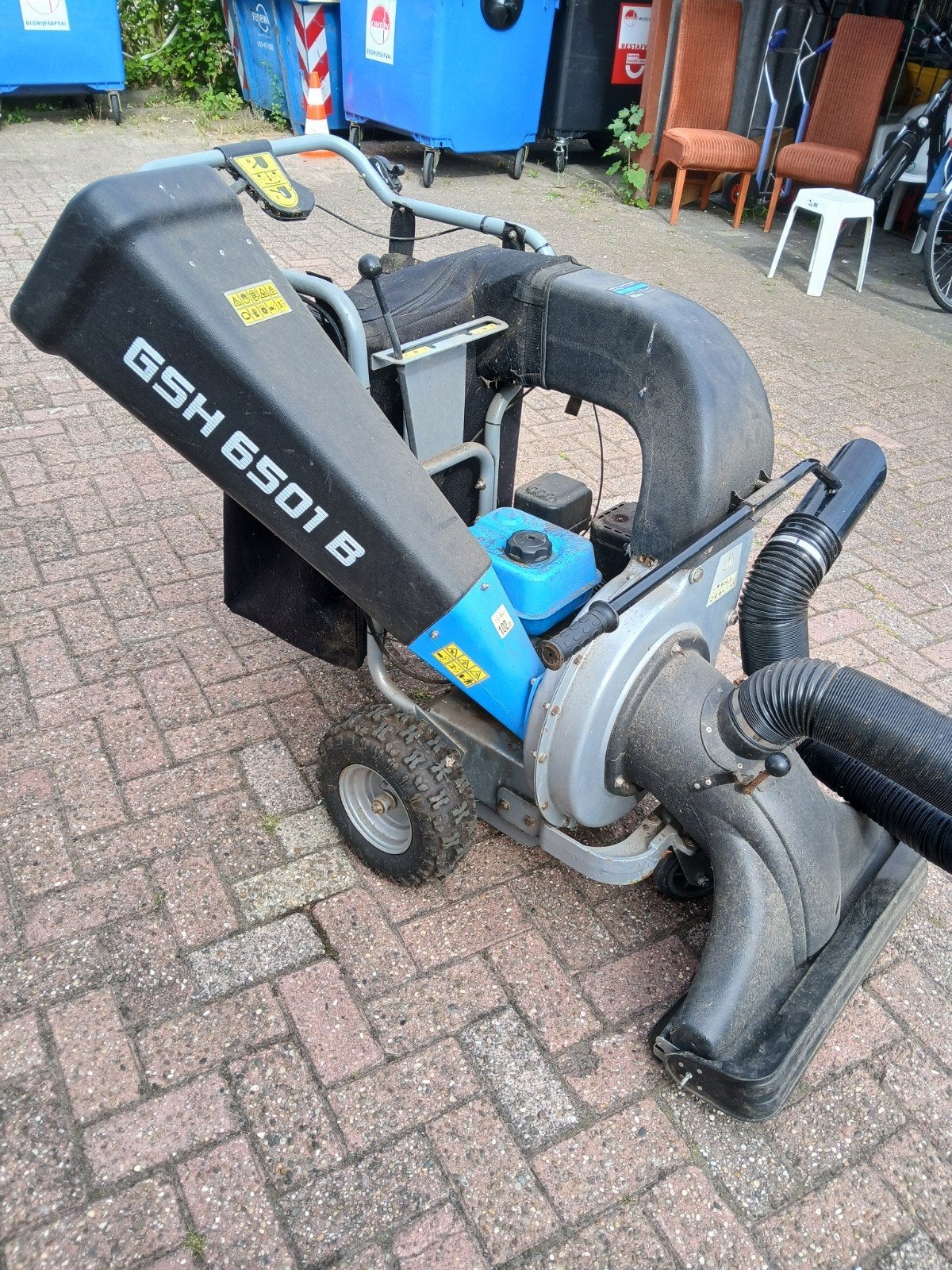Bladzuiger hakselaar, Ophalen, Gebruikt, Met opvangzak, GUDE   GSH 6501 B