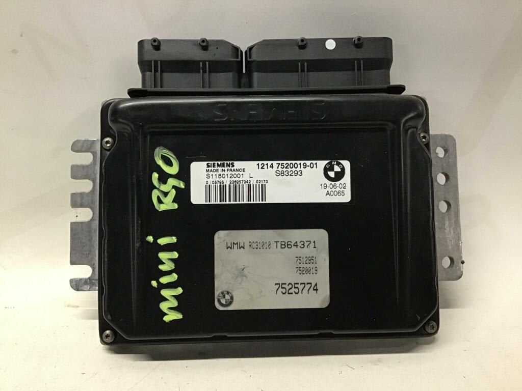 Computer motormanagement w10b16a Mini R50 ('01-'06) 7525774, Gebruikt, -, -, Ophalen of Verzenden