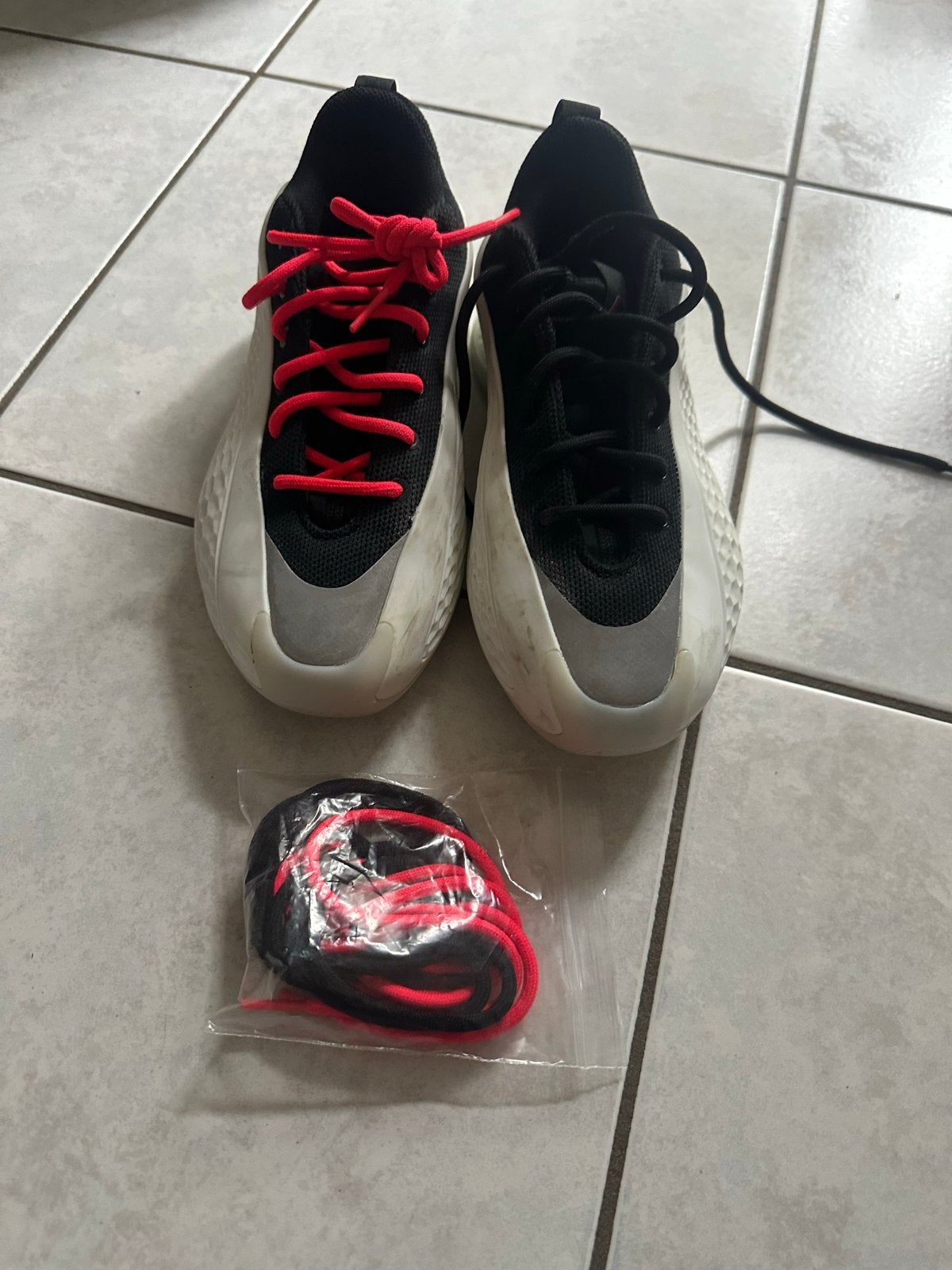 Adidas x Anthony Edward sneakers maat 38 met extra veters, Ophalen of Verzenden, Nieuw