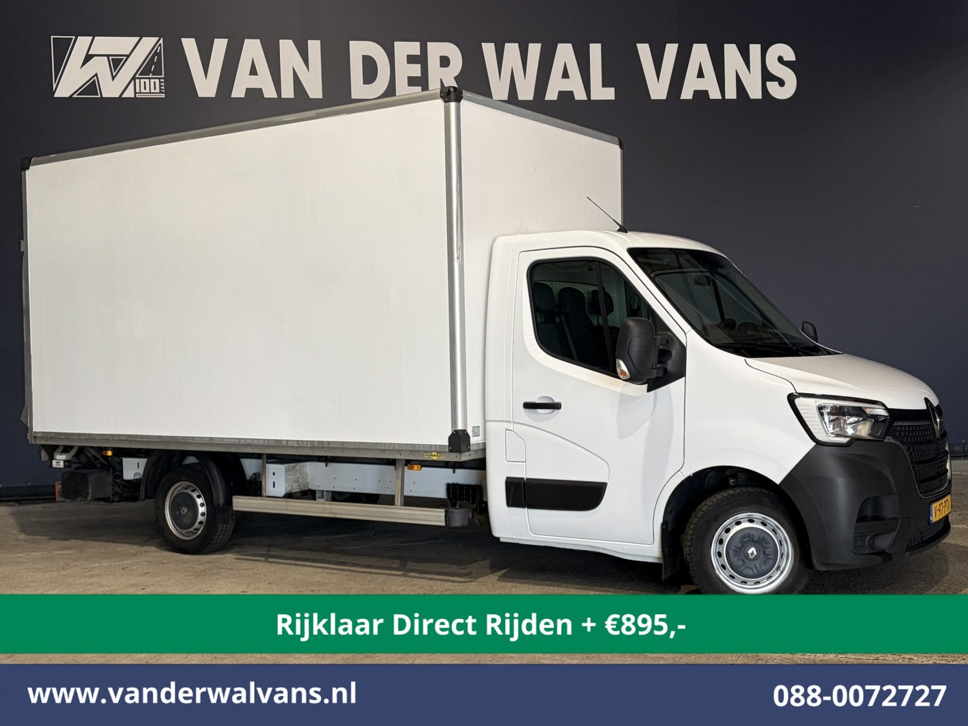 Renault Master 2.3 dCi 146pk Bakwagen Laadklep Euro6 *Rijkla, Auto's, Voorwielaandrijving, Stof, Gebruikt, 4 cilinders