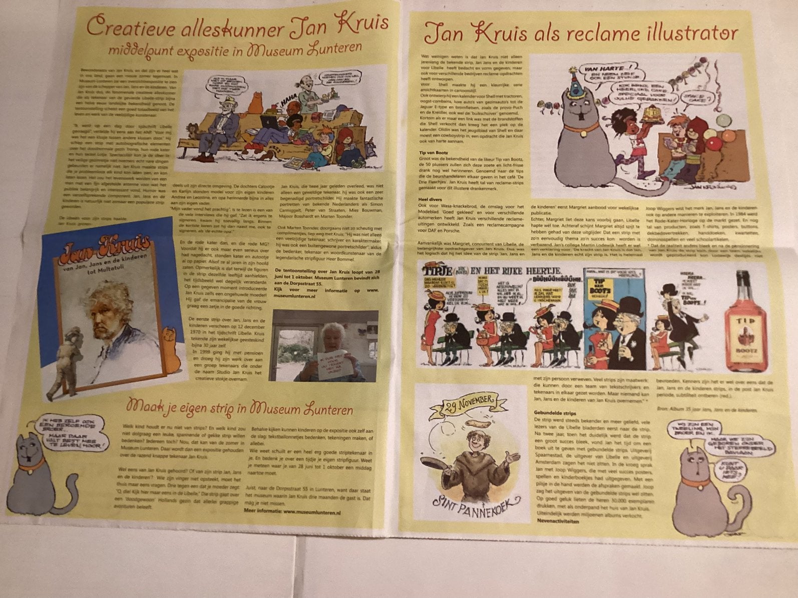 Lunterse krant Jan,Jans en de kinderen alleskunner Jan Kruis, Ophalen of Verzenden, Nieuw