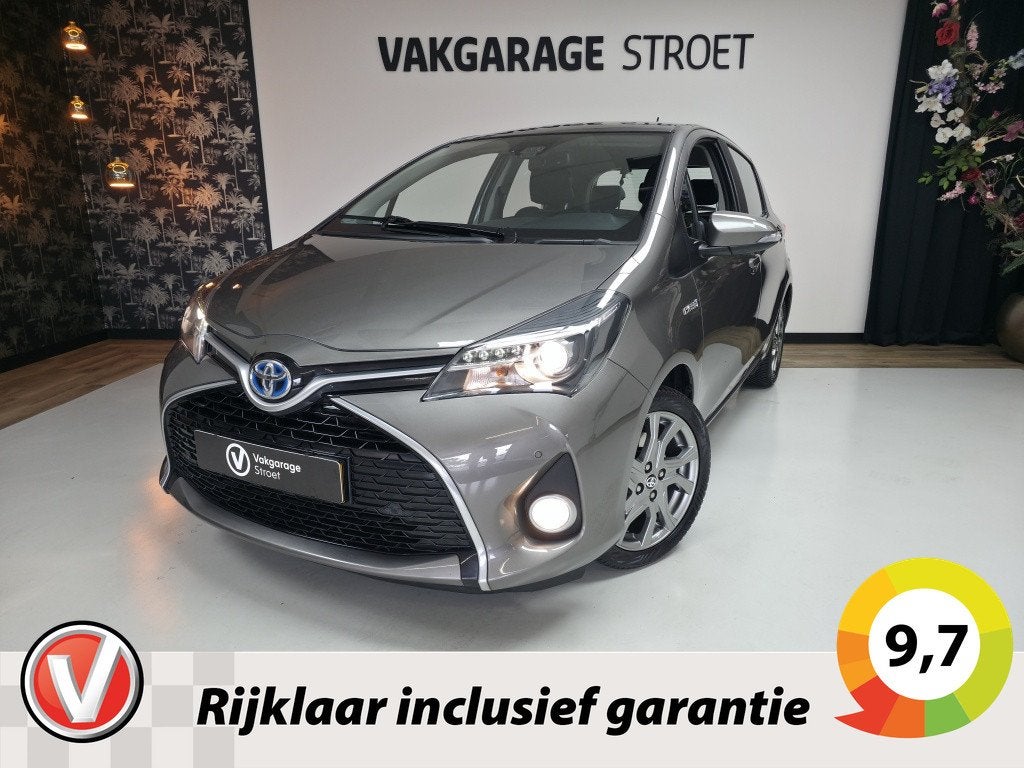 Toyota Yaris 1.5 Hybrid Dyn.| volldeal.oh.+ bkje | leer | ke, Automaat, Dealer onderhouden, 4 cilinders, 1070 kg