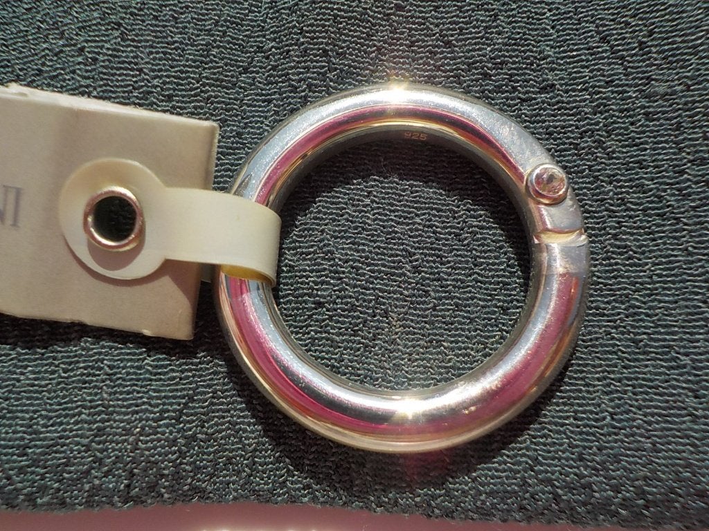 vintage Emporio Armani ring met witte topaas US maat 6, Nieuw, Ophalen of Verzenden, Kleiner dan 17, Met edelsteen