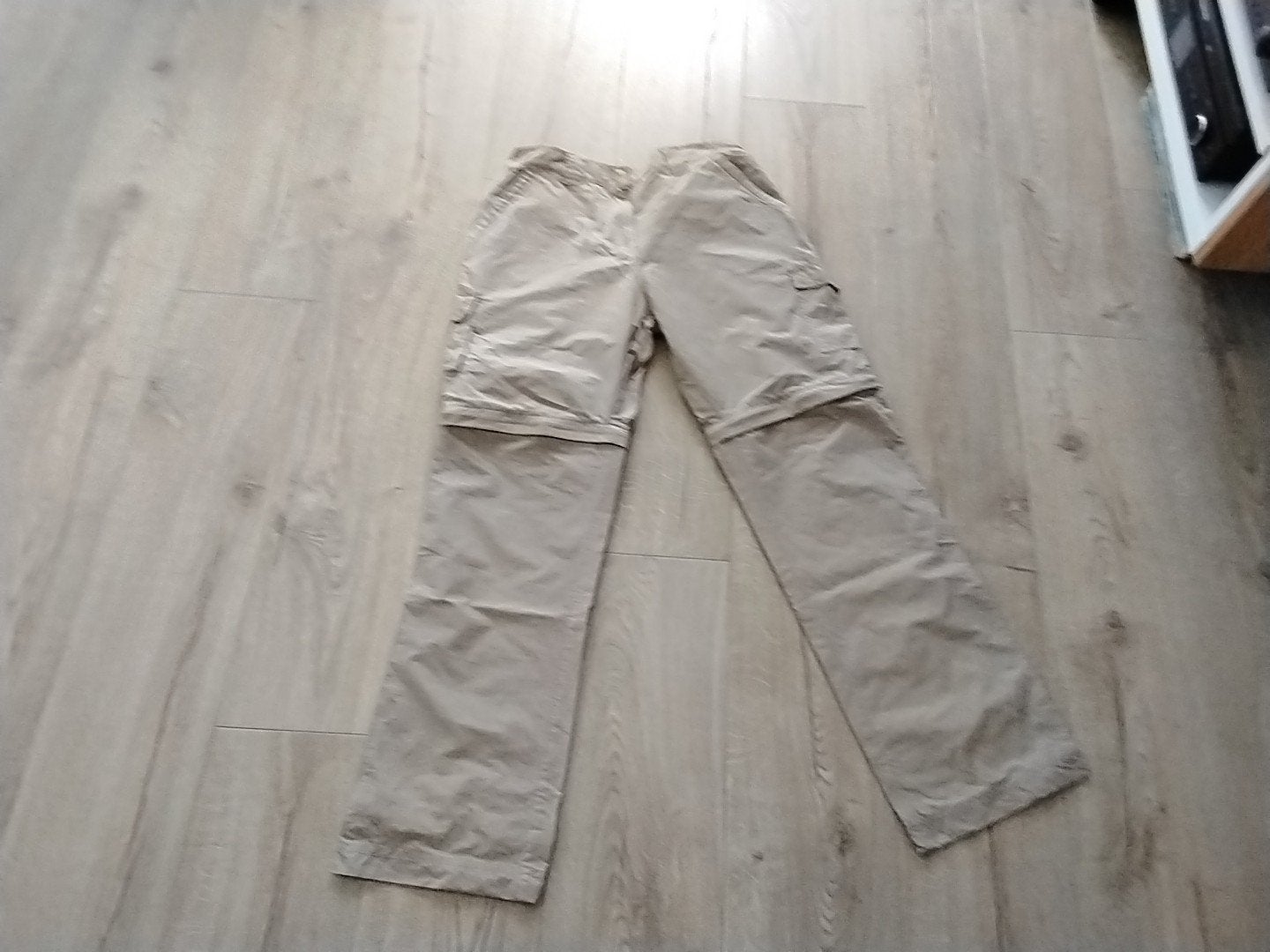 Outdoor broek beige afritsbaar maat m, Maat 38/40 (M), Beige, Ophalen of Verzenden, Zo goed als nieuw