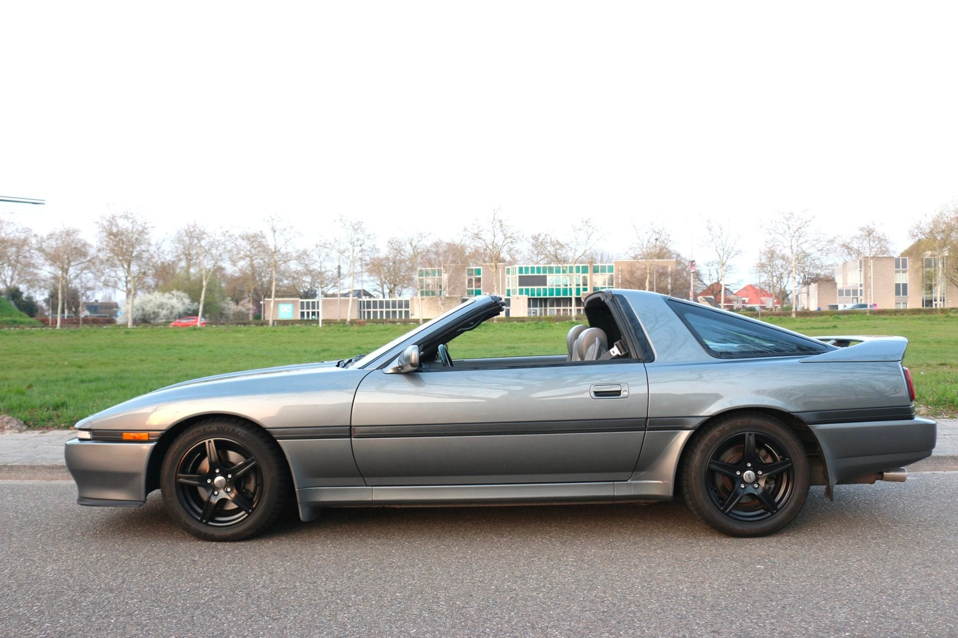Toyota SUPRA 3.0 I Targa bj1991 met maar 40206km voor de lie, Auto's, Gebruikt, Zwart, Overige carrosserieën, Sportstoelen