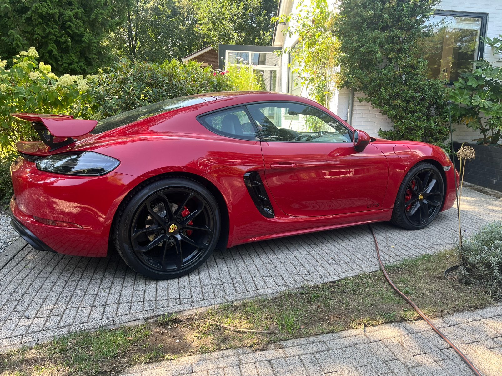 20 inch Porsche GT4 / Spyder look  981 718 + zgan Pirelli’s, Ophalen, Banden en Velgen, Nieuw, 235 mm