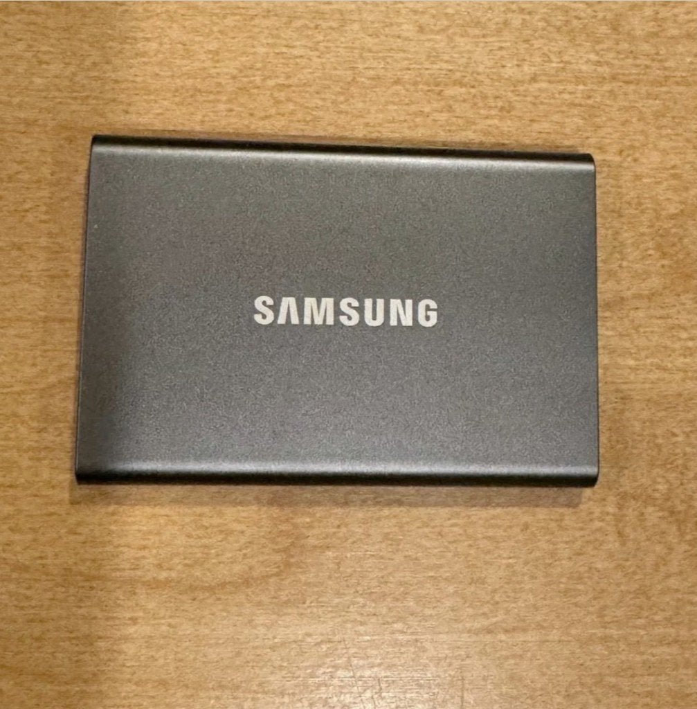 Samsung T7 1TB te koop externe SSD, Computers en Software, Harde schijven, Zo goed als nieuw, Desktop, Extern, SSD, USB, Ophalen of Verzenden