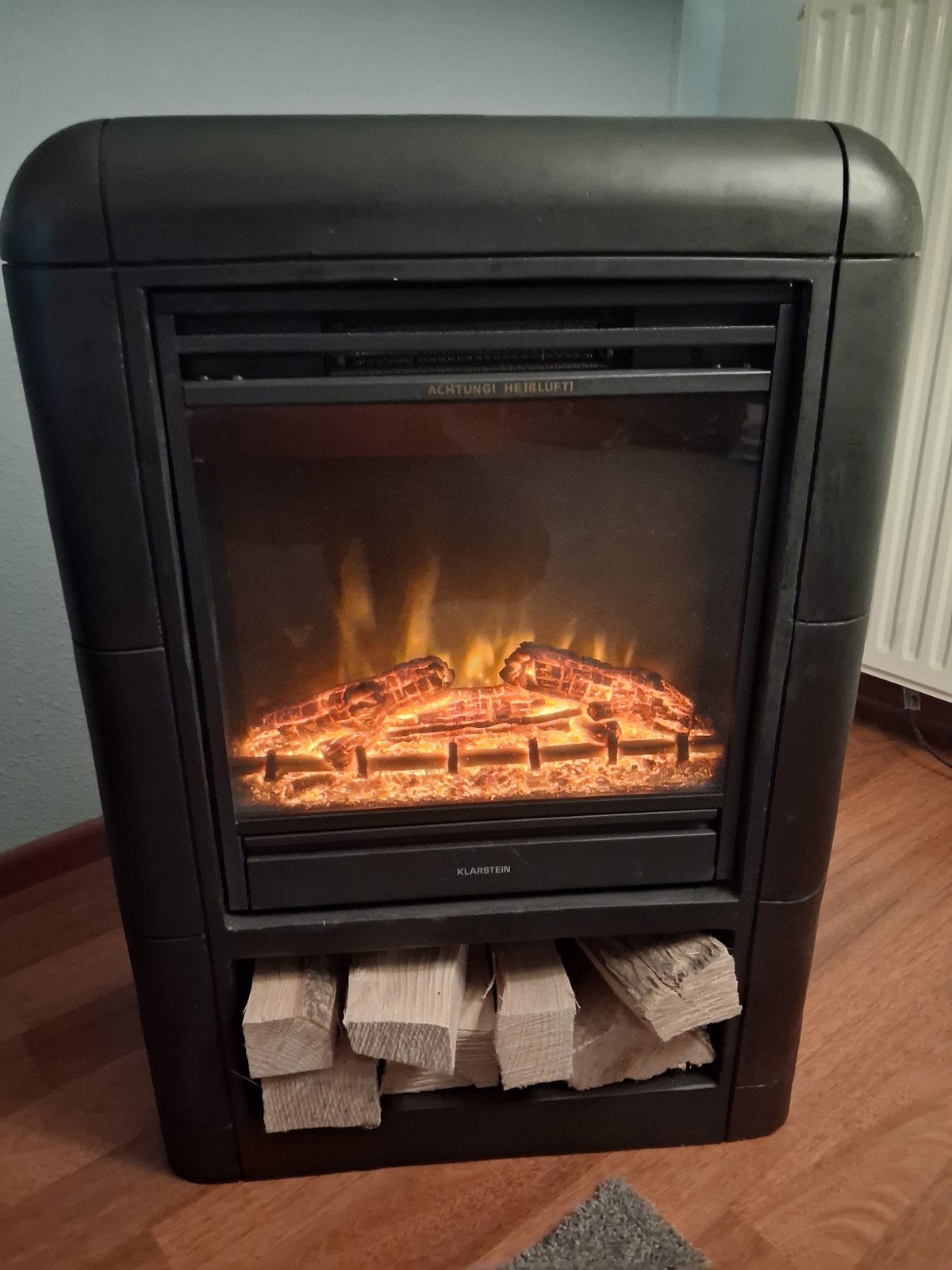 Elektrische Sfeerhaard met Verwarming en Afstandsbediening, Ophalen, Overige soorten, Elektrisch, Zo goed als nieuw