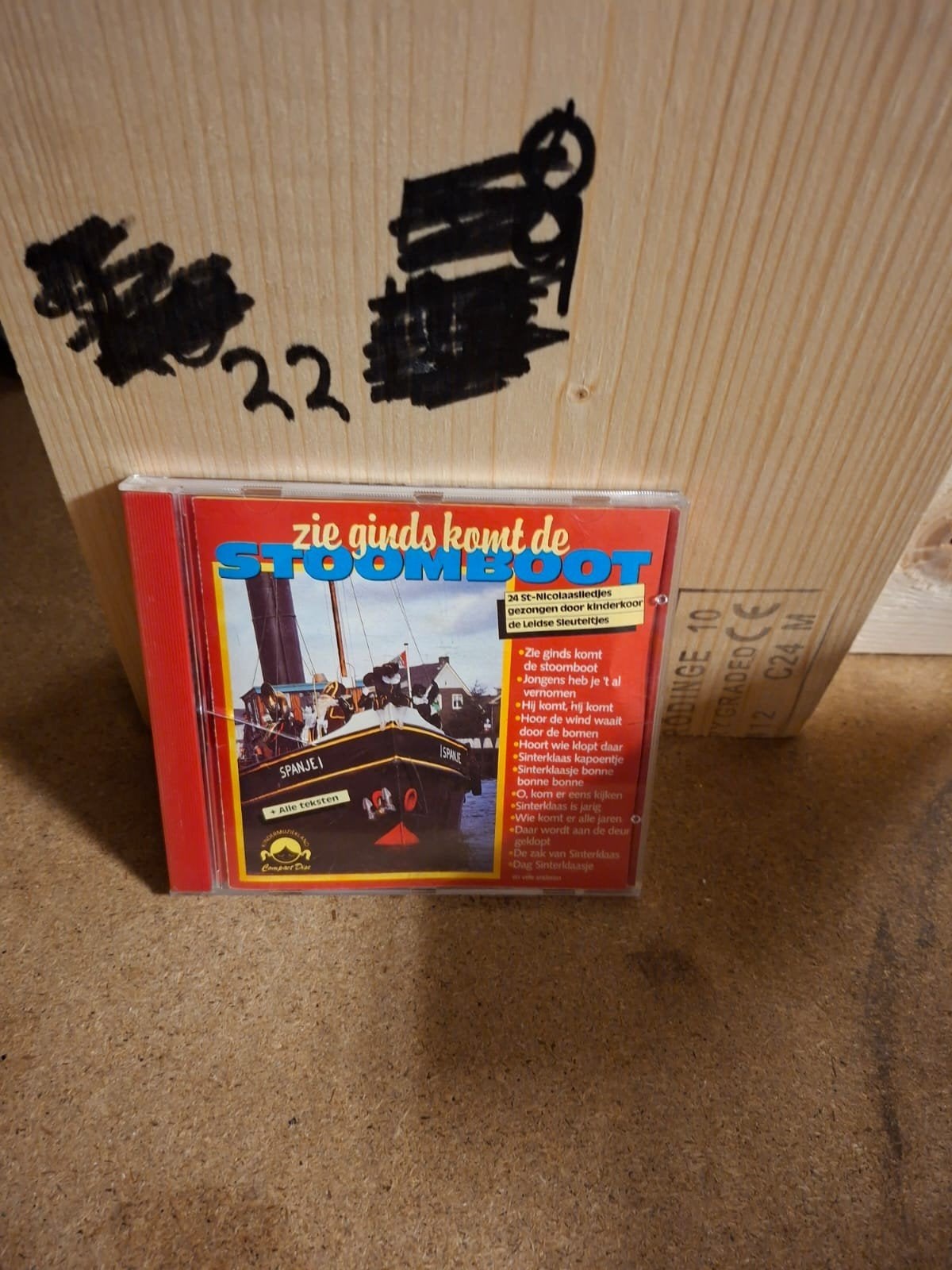 Zie Ginds Komt De Stoomboot - Sinterklaasliedjes CD, Gebruikt, Ophalen of Verzenden, 3 tot 5 jaar, Muziek