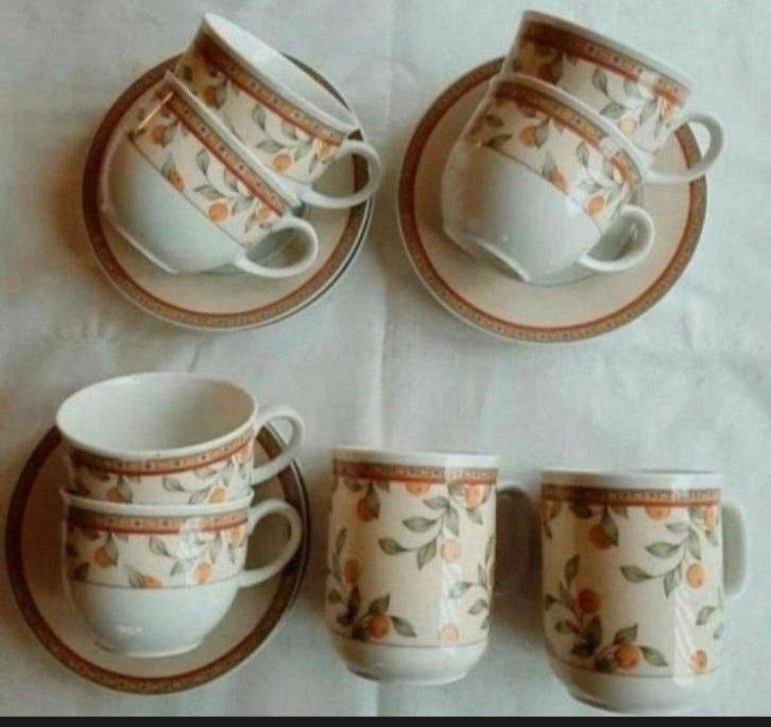 Art-Design Koffietijd servies Germany, Ophalen of Verzenden, Zo goed als nieuw, Porselein, Overige stijlen