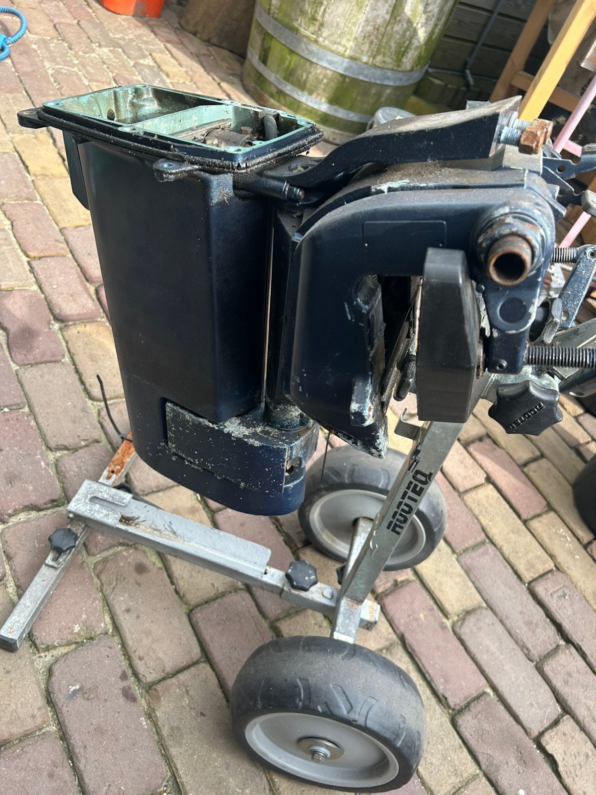 Bracket yamaha 20/25pk 2takt autolube., Watersport en Boten, Ophalen of Verzenden, Zo goed als nieuw, Motor en Techniek