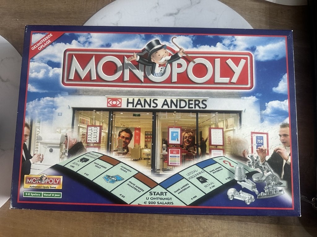 Monopoly Hans Anders, Ophalen of Verzenden, Zo goed als nieuw