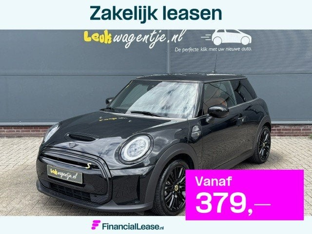 MINI Electric Classic 33 kWh *luxe leder *carplay *stoelverw, Gebruikt, 1340 kg, 33 kWh, 4 stoelen