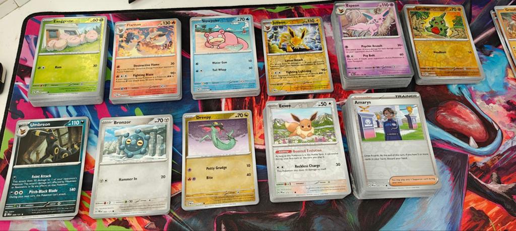 Prismatic Evolution Reverse Holo Pokémon Kaarten, Ophalen of Verzenden, Zo goed als nieuw, Meerdere kaarten, Foil