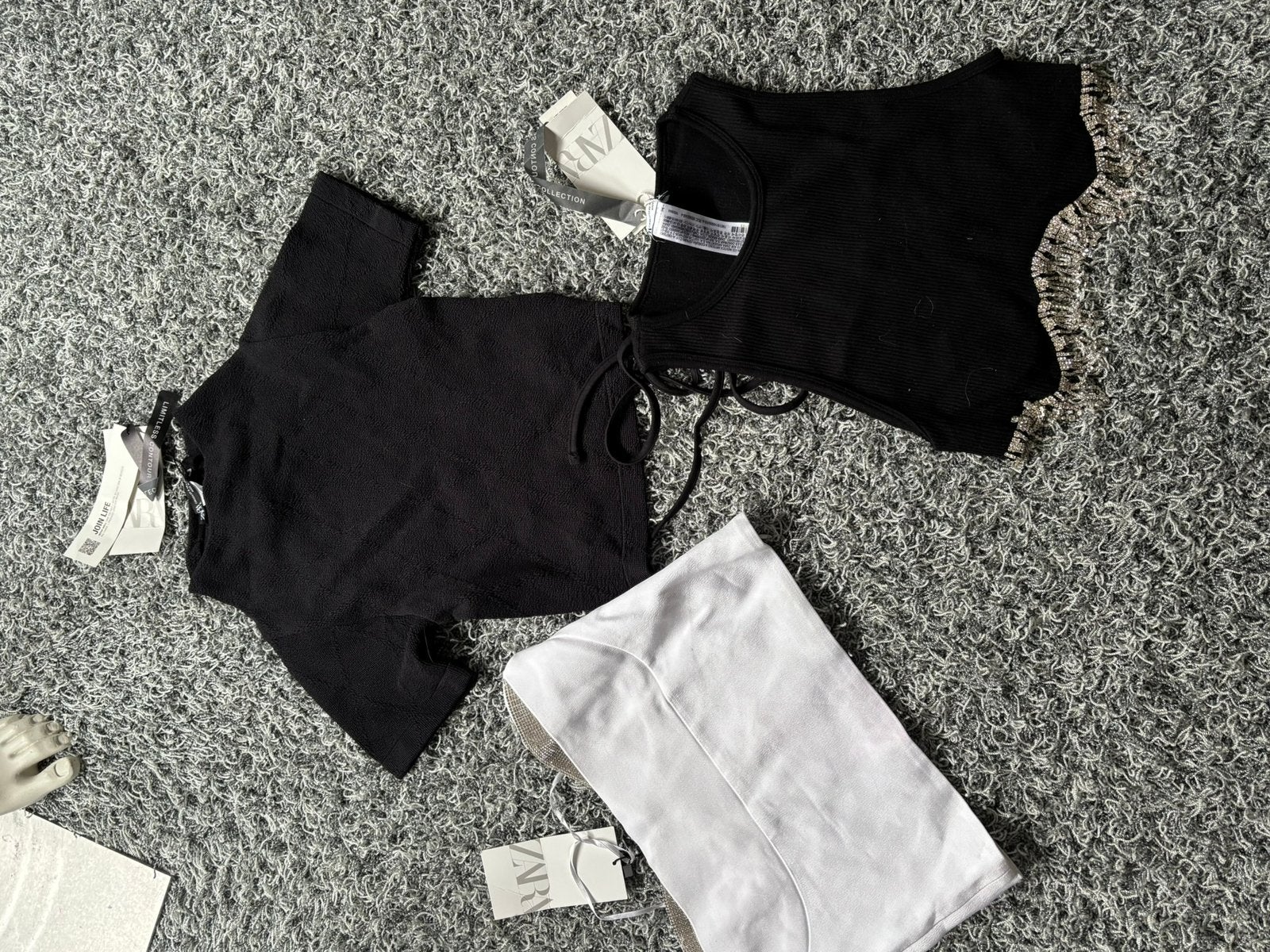 3 zara top aparte modellen maat s nieuw, ., Zwart, Nieuw, Ophalen of Verzenden