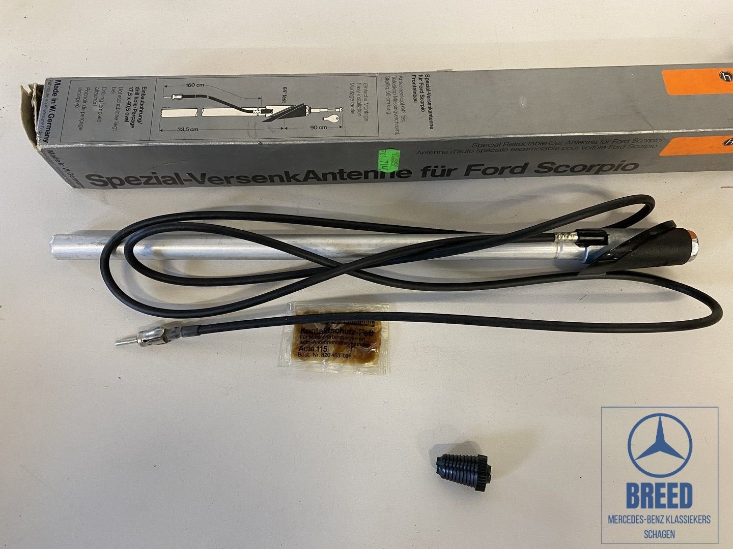 NOS originele Hirschmann AUTA 2670 A 505 antenne Ford Scorpi, Auto diversen, Ophalen of Verzenden, -, -, -