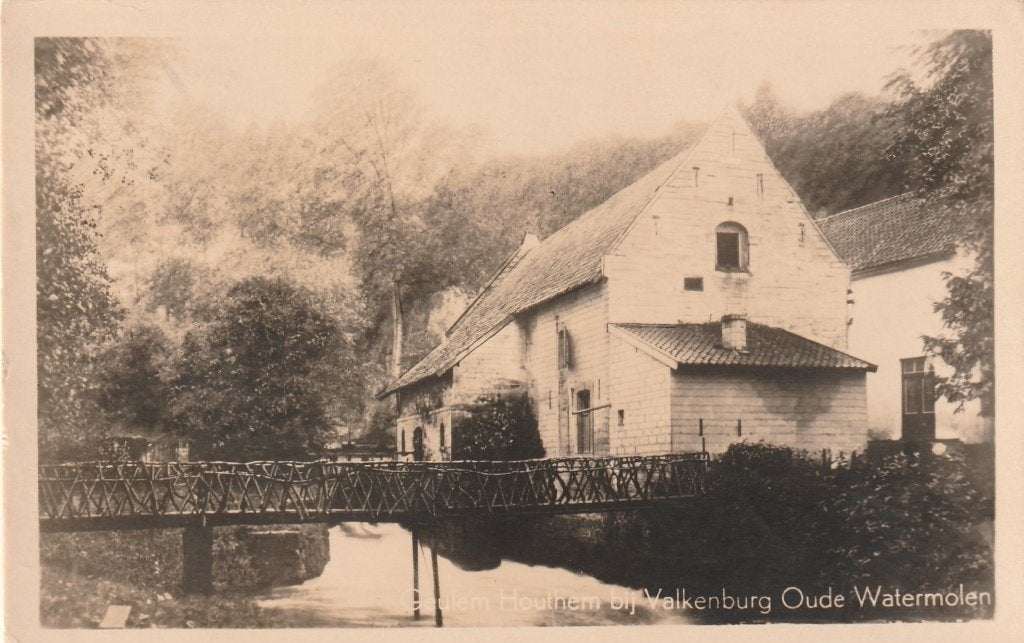 GEULEM Oude Watermolen Tekst Rechts 1948, Verzenden, 1940 tot 1960, Gelopen, Limburg