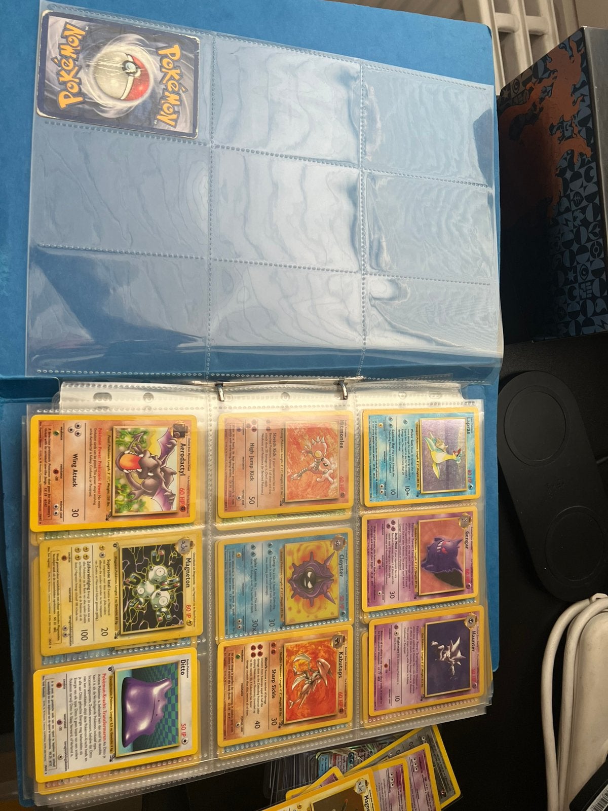 Oude vintage pokemon map (wotc), Ophalen of Verzenden, Zo goed als nieuw, Meerdere kaarten