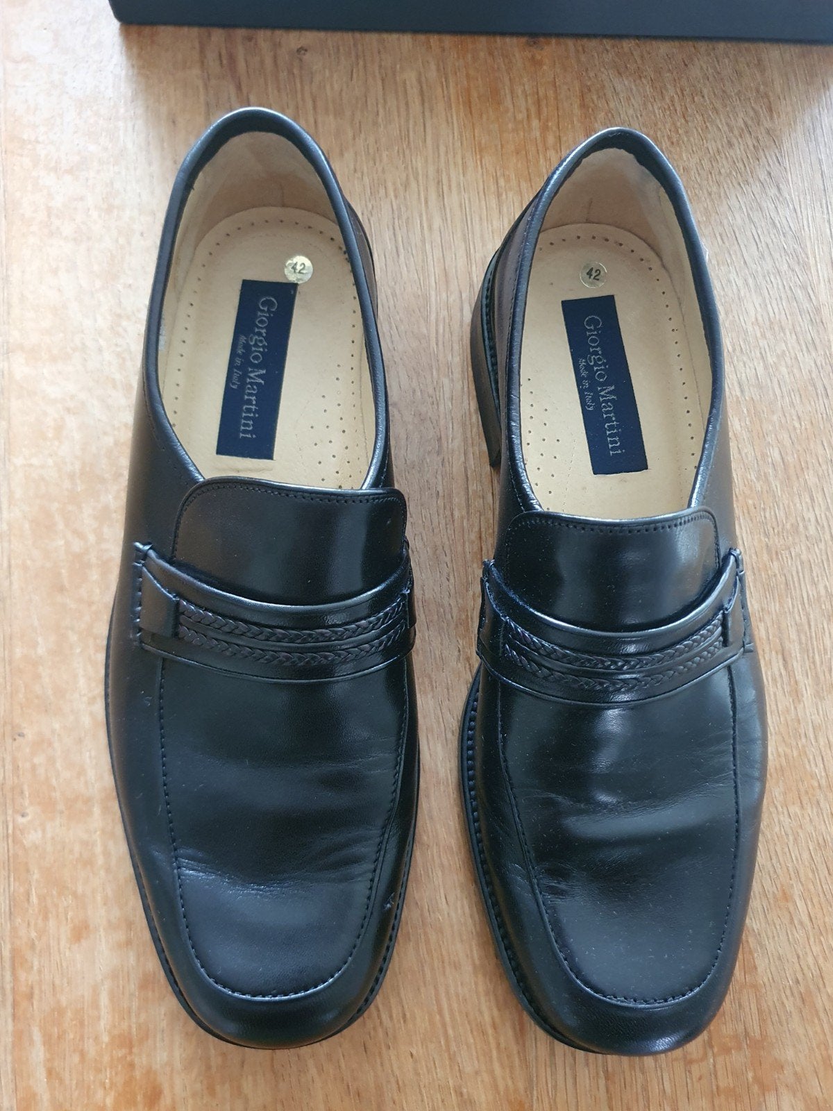 Giorgio Martini Loafers - Maat 42, Loafers, Zwart, Ophalen of Verzenden, Zo goed als nieuw