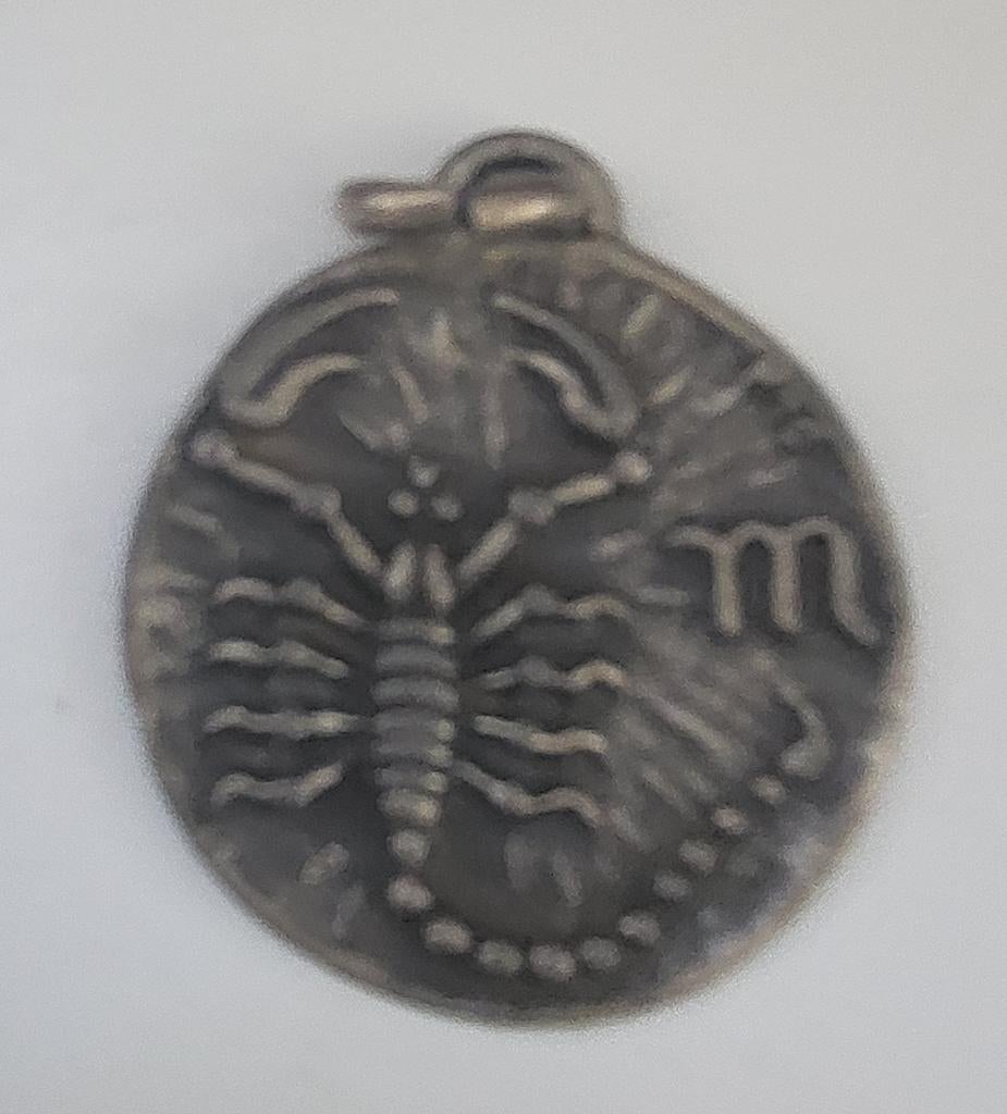 Vintage Sleutelhanger Schorpioen Sterrenbeeld, Ophalen of Verzenden, Gebruikt, Overige typen