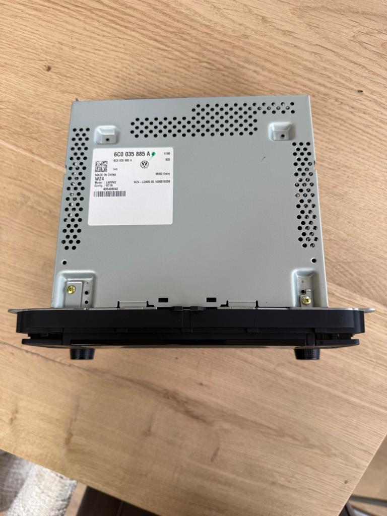 Originele VW Polo scherm, radio, AUX (Bluetooth mogelijk), Ophalen of Verzenden, Gebruikt