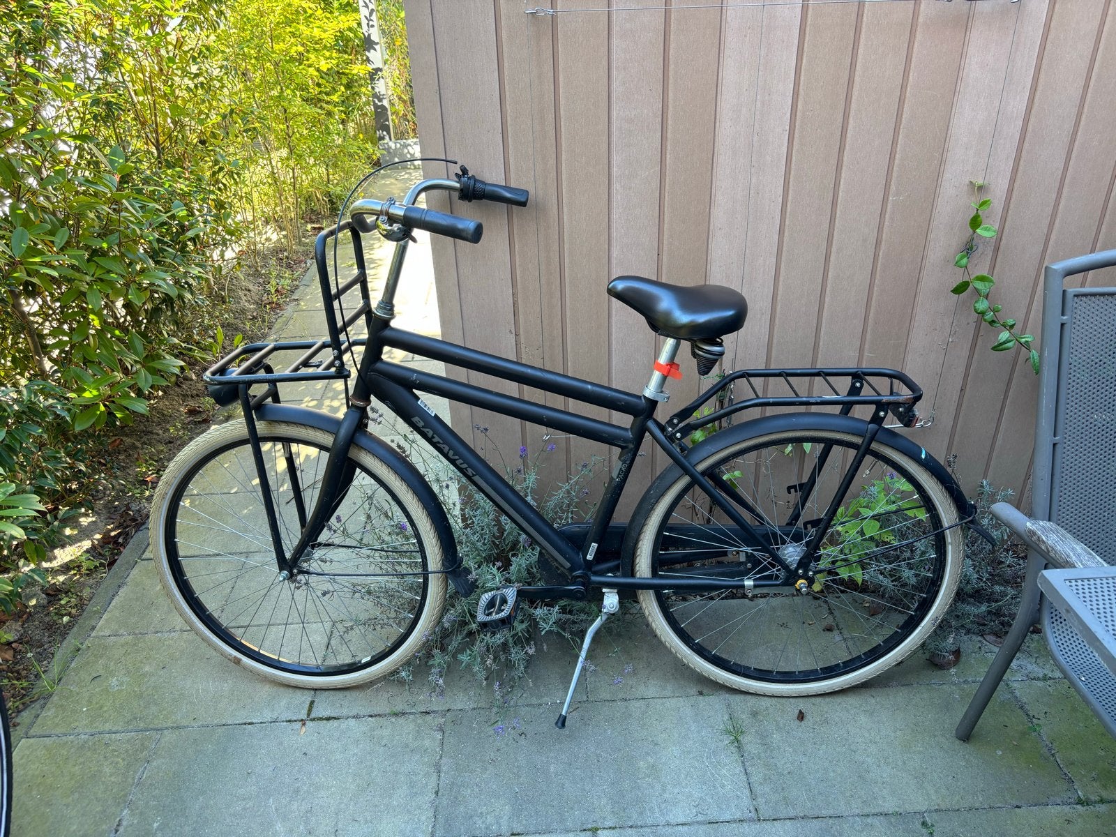 Batavus fiets met voordrager